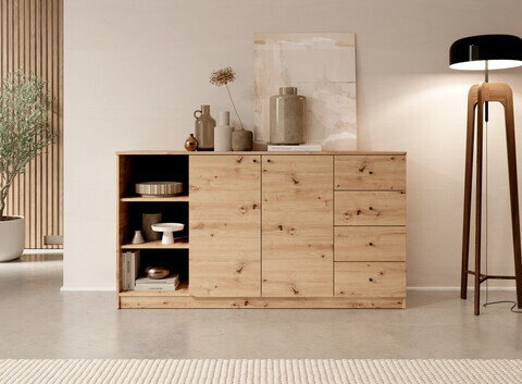 Comoda ADRK, Evi II, 160x40x87 cm, PAL laminat, artisan