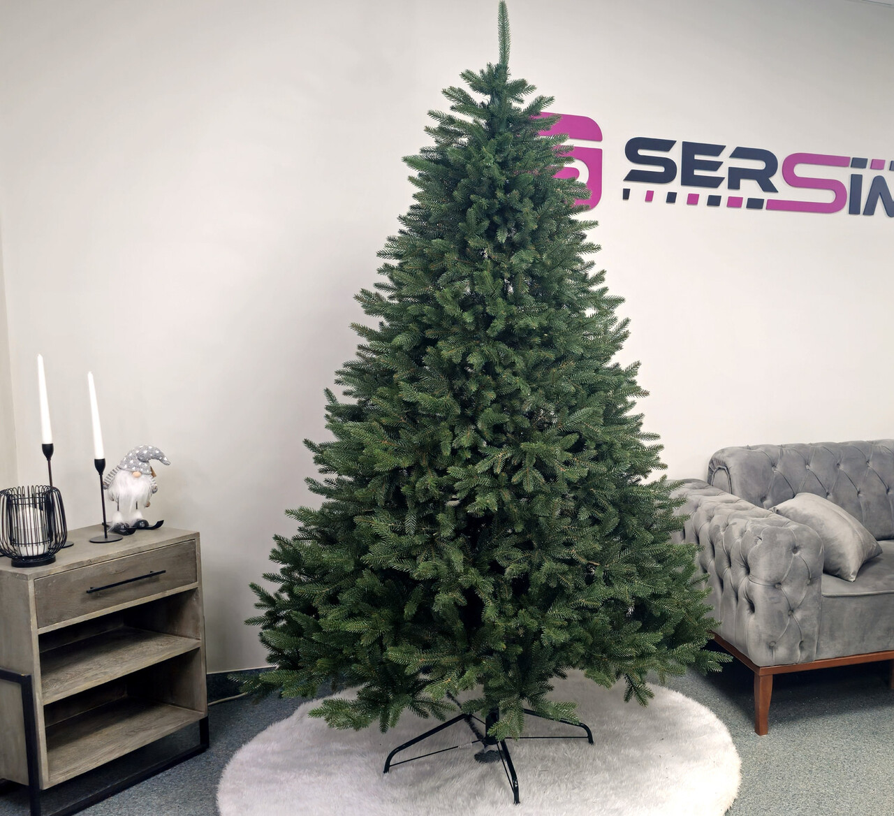 Brad artificial Christmas Deluxe by Sersimo, Alpin Select, integral 3D, 230cm — imaginea 8