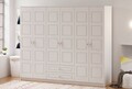 Dulap pentru haine, Rabi, Rb-003, 210x180x52 cm, Alb mat