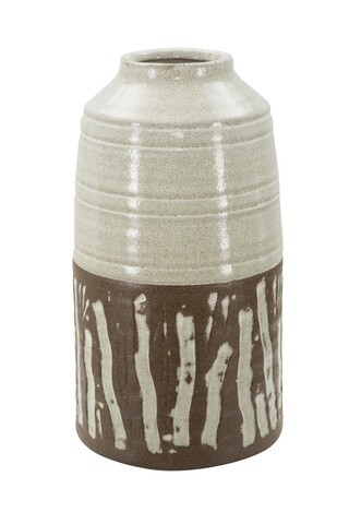Vaza African, Mauro Ferretti, Ø15×29.5 cm, ceramica