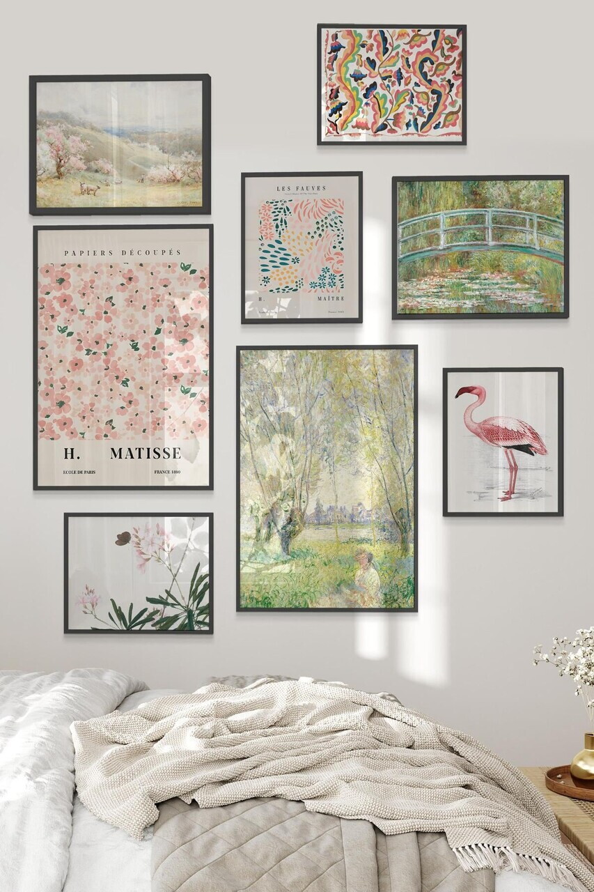 Tablou decorativ, Çgs-007-Black-Byk, Lemn masiv, Față: 100% PVC STICLĂ, Multicolor - view 2