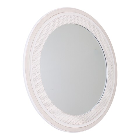Oglinda decorativa Creaciones Meng, 60x1.2x60 cm, lemn de pin/MDF
