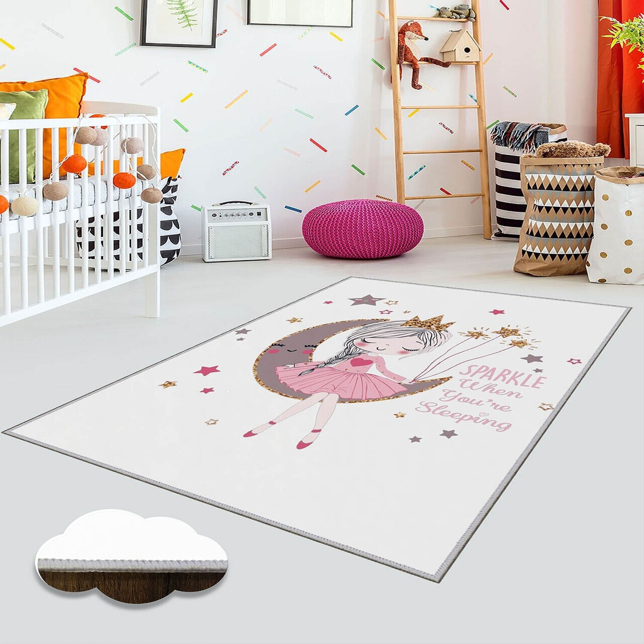 Covor Eexfab788 100x150 cm Poliester Multicolor