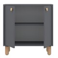 Dulap multifunctional, Odessa, Lina, 72x73x36 cm, Antracit