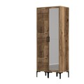 Dulap pentru haine, Hommy Craft, Kumsal PR, 80x47.5x201.4 cm, PAL, Maro
