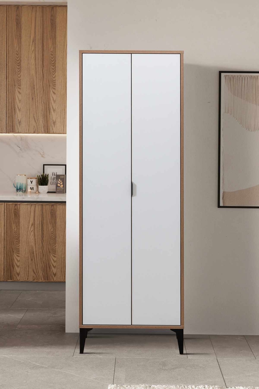 Dulap multifunctional, Hanah Home, Arden, 65x190x37 cm, Alb - view 2