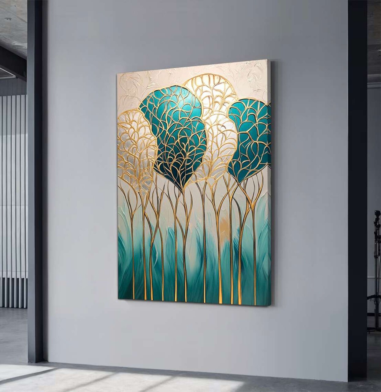 Tablou decorativ, YNS-1041-45 x 70, Lemn, Multicolor - view 2