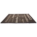 Covor Zara Coffee, Decorino, 60x110 cm, polipropilena, maro