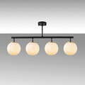 Lustra, Fulgor, 942FLG1194, Metal, Negru / Auriu / Crem