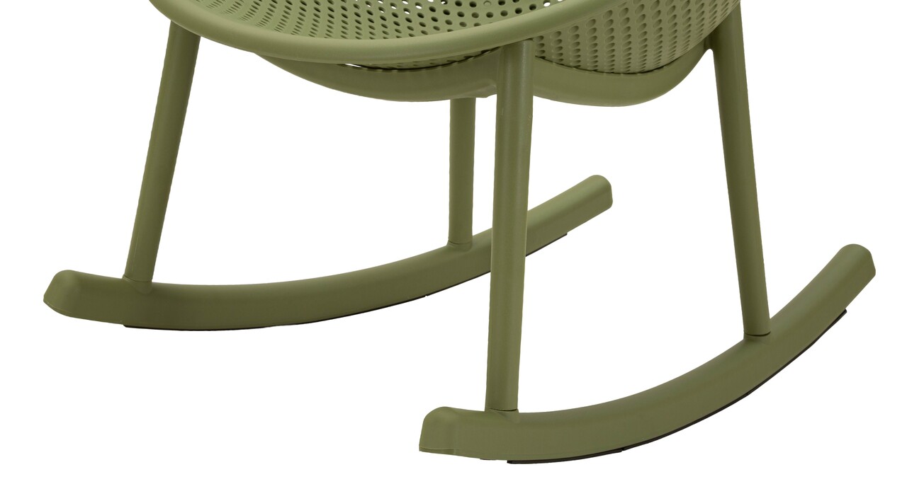 Set 2 scaune balansoar, Mauro Ferretti, Ibiza, 66x88x80 cm, utilizare interior / exterior,  plastic, verde - view 4