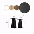 Set masuta de cafea, Neostill, Mushroom, PAL, Negru