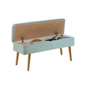 Banca, Vella, Vina 0400, 90x46x40 cm, PAL, Pin Atlantic / Verde Fistic