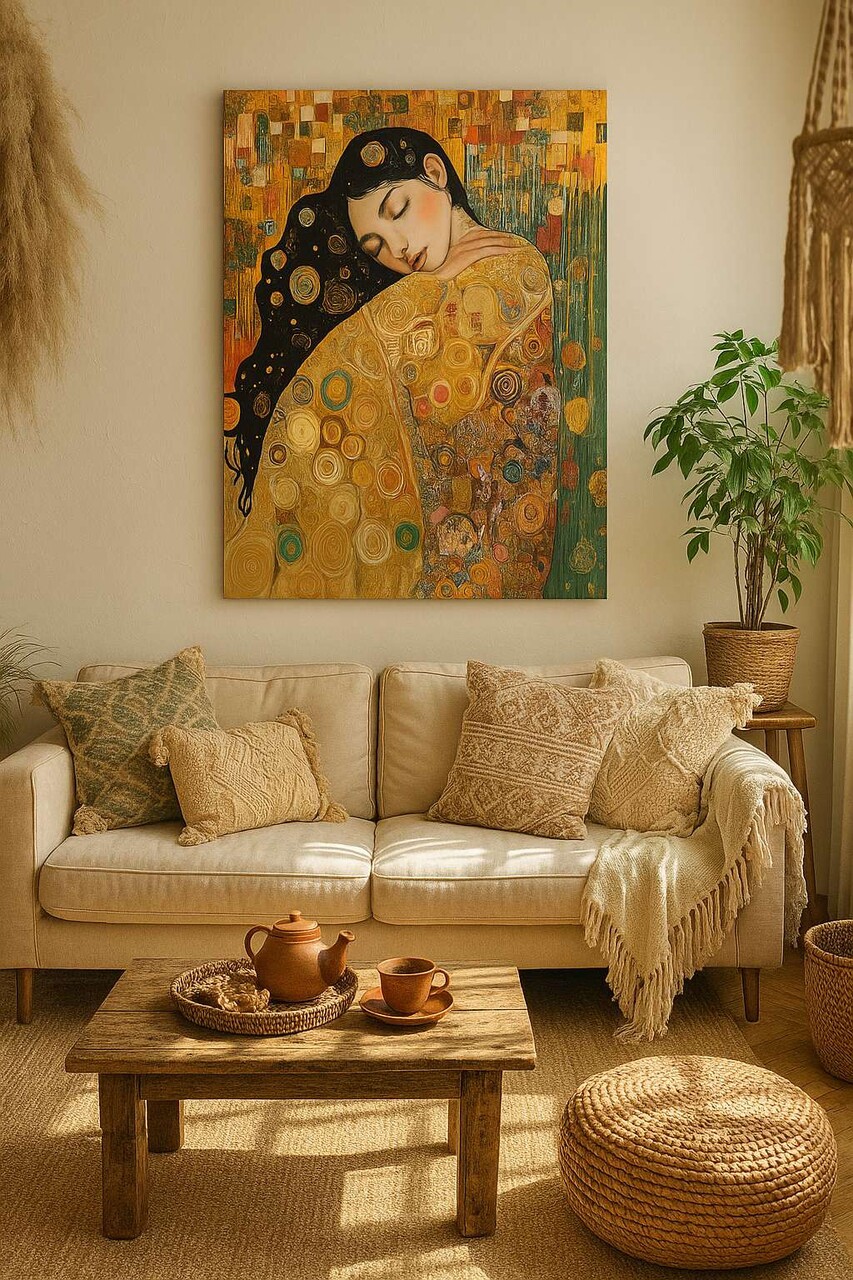 Tablou decorativ Hm_Cnvs26-36-70x100 Cadru: 100% lemn (Grosime: 2 x 3 cm) Multicolor