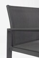 Set mobilier de gradina 4 piese Kallen, Bizzotto, aluminiu/textilena 2x1, gri carbune