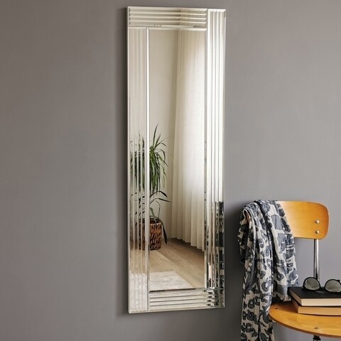 Oglinda decorativa A303D, Neostill, 40 x 120 cm, argintiu