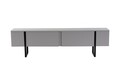 Comoda TV, Nordure, Serenity, 180x50x29 cm, PAL, Gri/Negru