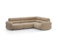 Coltar dreapta 5 locuri, Neo, Micadoni Home, 295x210x83 cm, tesatura Chenille Silencio, bej sand