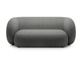 Canapea modulara 2 locuri, Kate, Micadoni, 183x99x76 cm, tesatura boucle, gri inchis