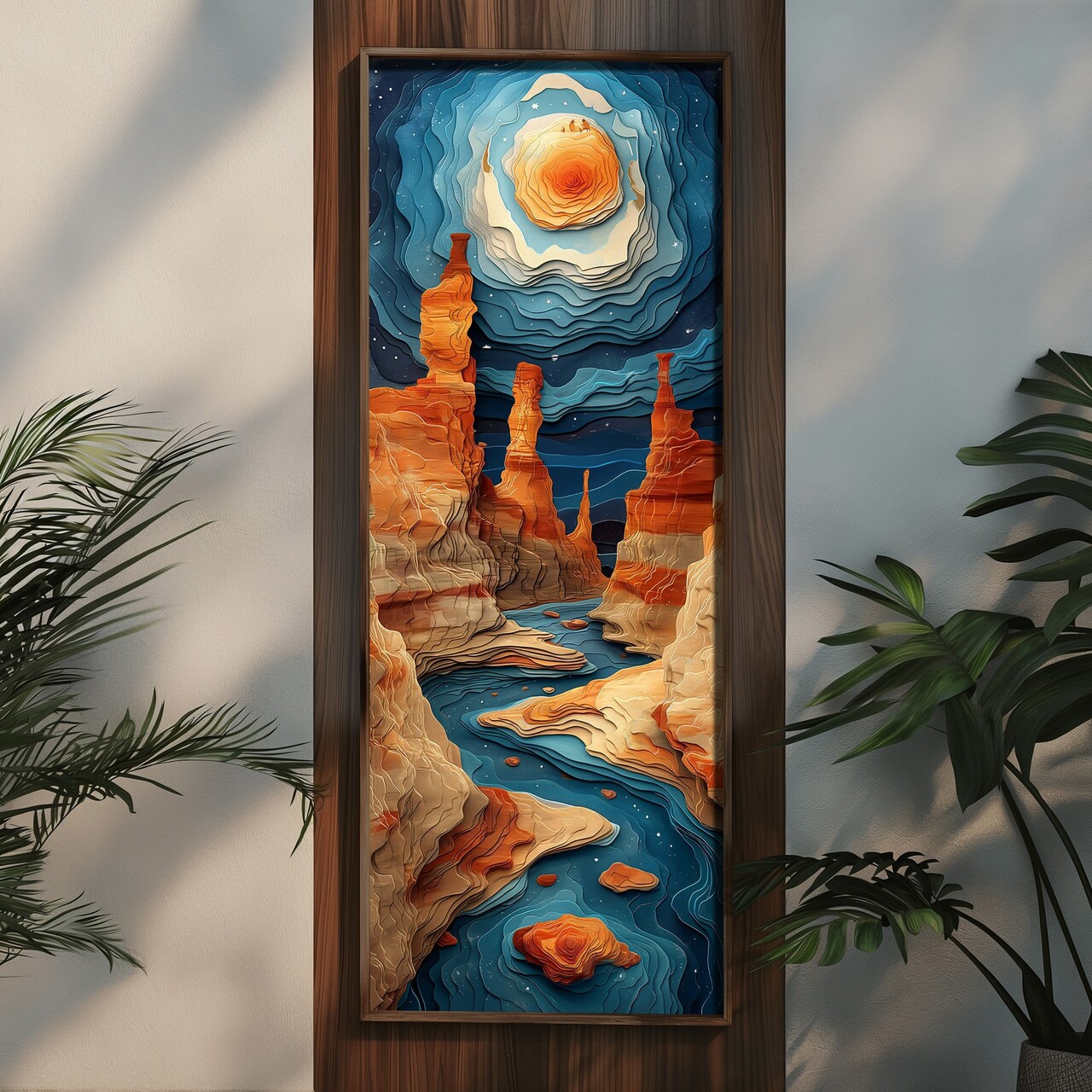 Tablou decorativ, LONG012-S/120-40, Imprimat UV, Multicolor - view 3
