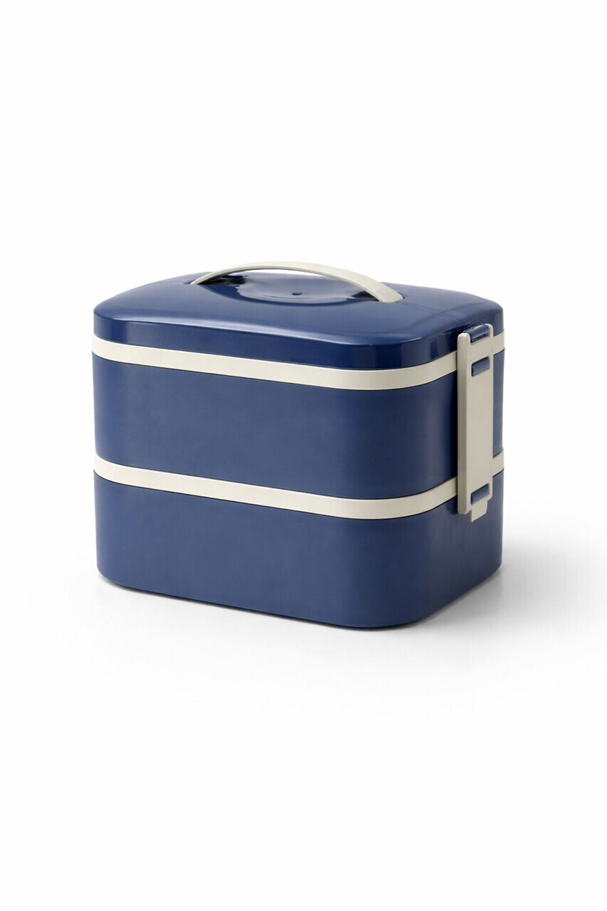 Cutie pentru pranz, Hermia, 721CBL1320, Inox, Izolat in vid, Albastru navy - view 4