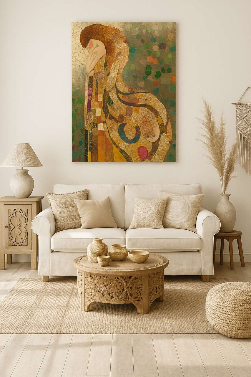 Tablou decorativ Hm_Cnvs26-38-70x100 Cadru: 100% lemn (Grosime: 2 x 3 cm) Multicolor