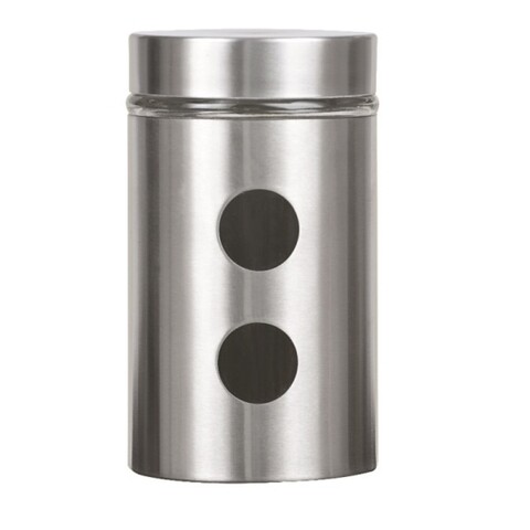 Recipient cu capac Muhler, MR-1406, sticla/inox, 1050 ml, argintiu