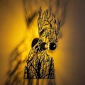 Aplica de perete, Shadow, 526SHD1180, Metal, Negru