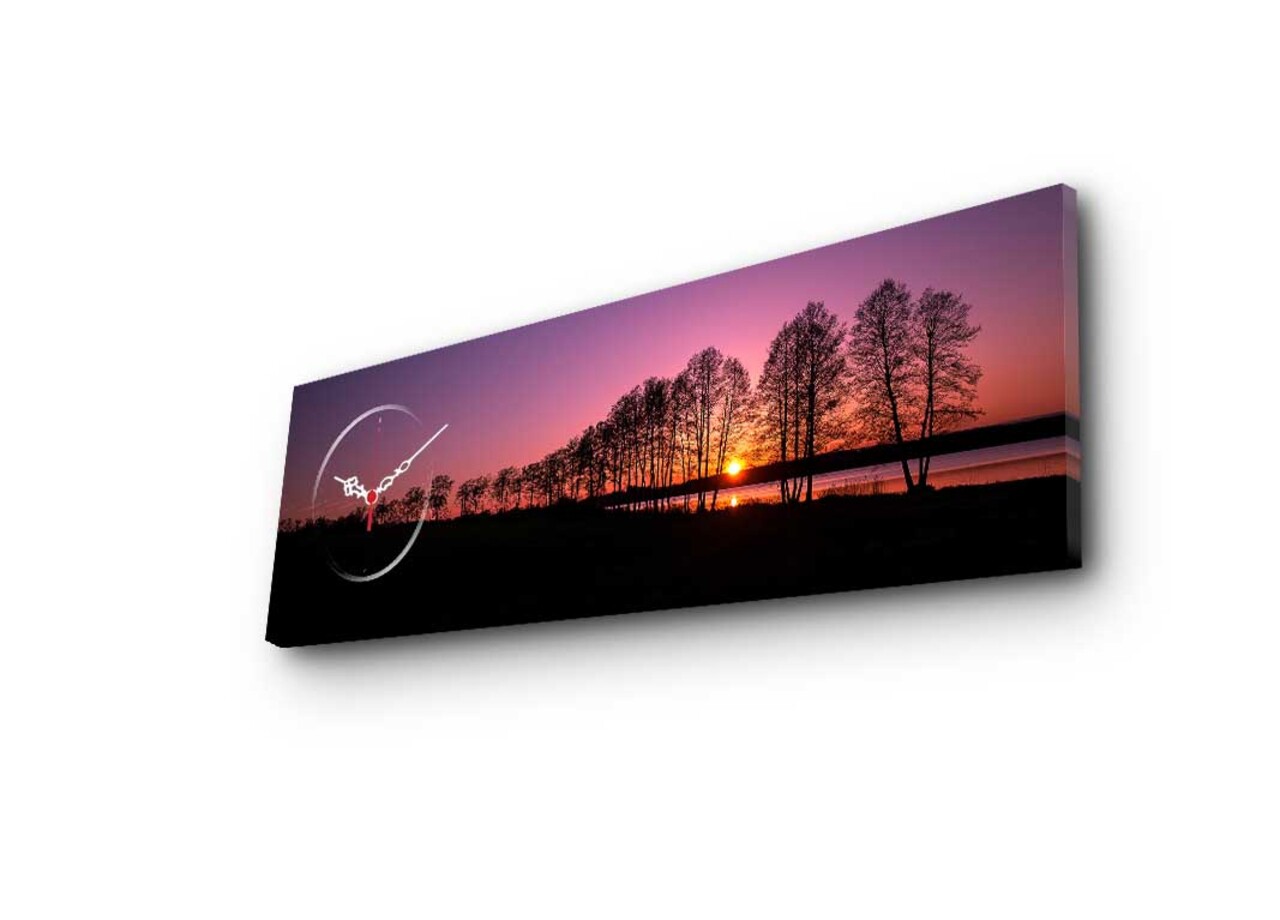 Ceas de perete, 3090CS-55, 30 x 90 cm, Multicolor - view 2
