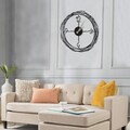 Ceas de perete, Winding, Dimensiune: 50 x 50 cm , Negru