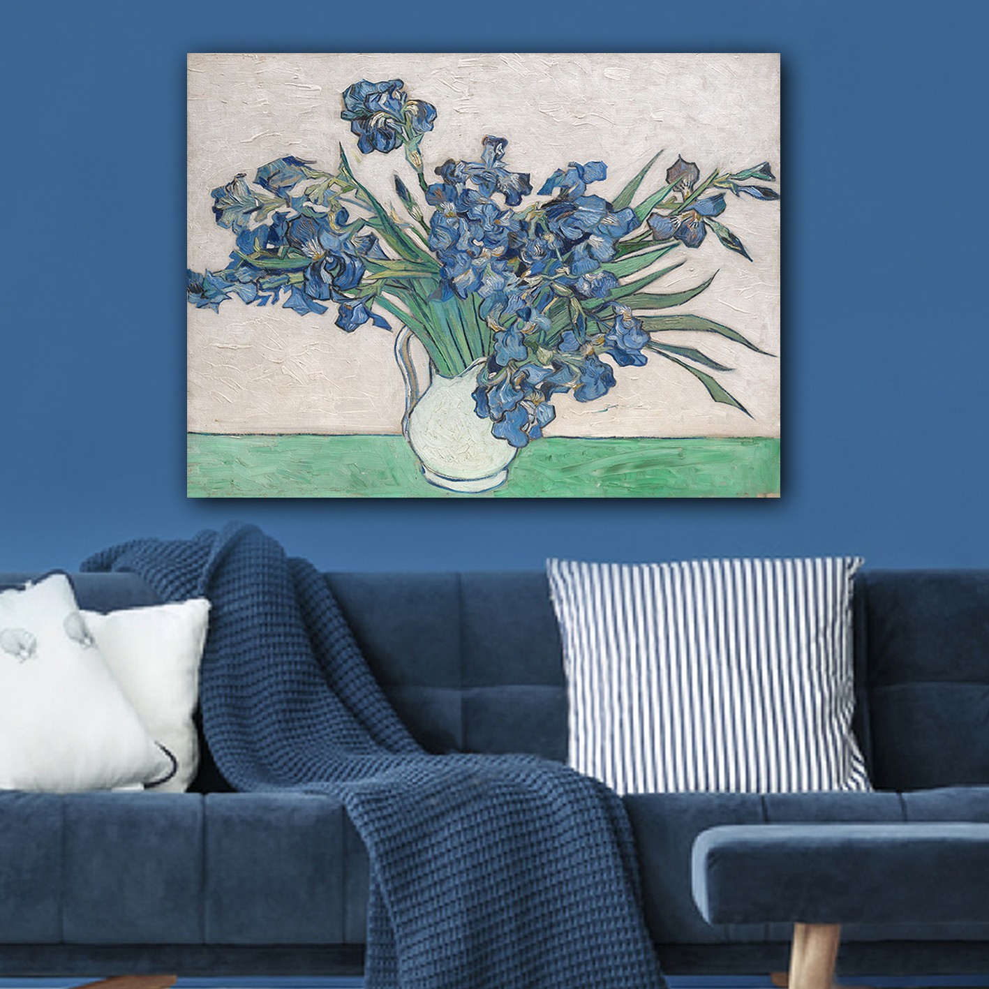 Tablou decorativ, 751011349_70100, Canvas, Rama din lemn (grosime 3 cm), Multicolor