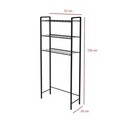 Raft pentru baie, Puqa Design, Otis, 165x69.3x7.7 cm, Metal, Negru