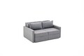 Canapea extensibilă cu 2 locuri, Balcab Home, 825BLC5412, Cadru: 100% LEMN DE BRAD, Gri