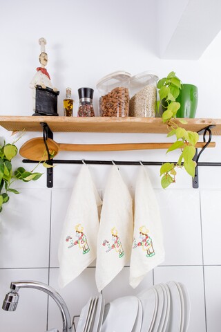 Set 3 prosoape, bedora, bake a cake, 30 x 50 cm, 100% bumbac, multicolor