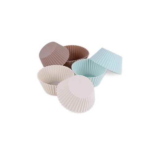 Set forme pentru 6 briose, Luigi Ferrero Norsk FR-1828S, silicon