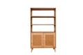 Corp biblioteca, Wolina, Jüt Bookshelf, 40x90x110 cm, Lemn de carpen, Stejar