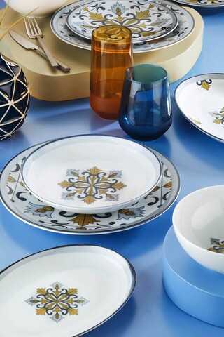 Serviciu de masa 26 piese NNZG26YS885522, Kutahya Porselen, ceramica, multicolor Kutahya Porselen