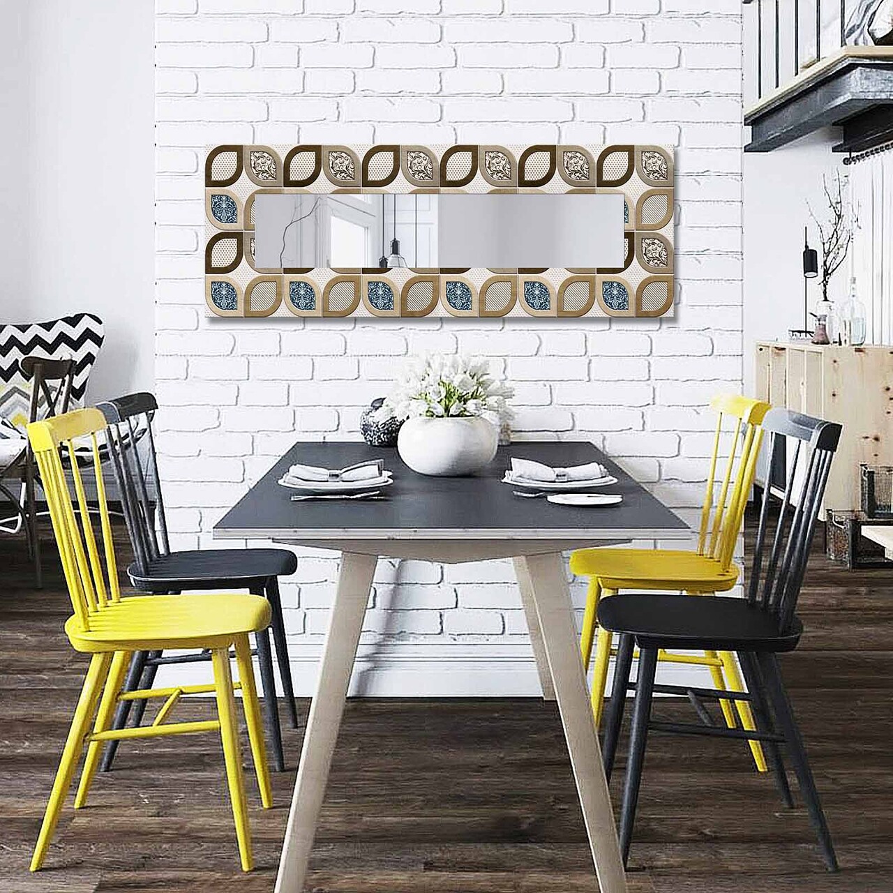 Oglinda decorativa, 40120YMA-30, Dimensiune: 40 x 120 cm, Multicolor - view 2
