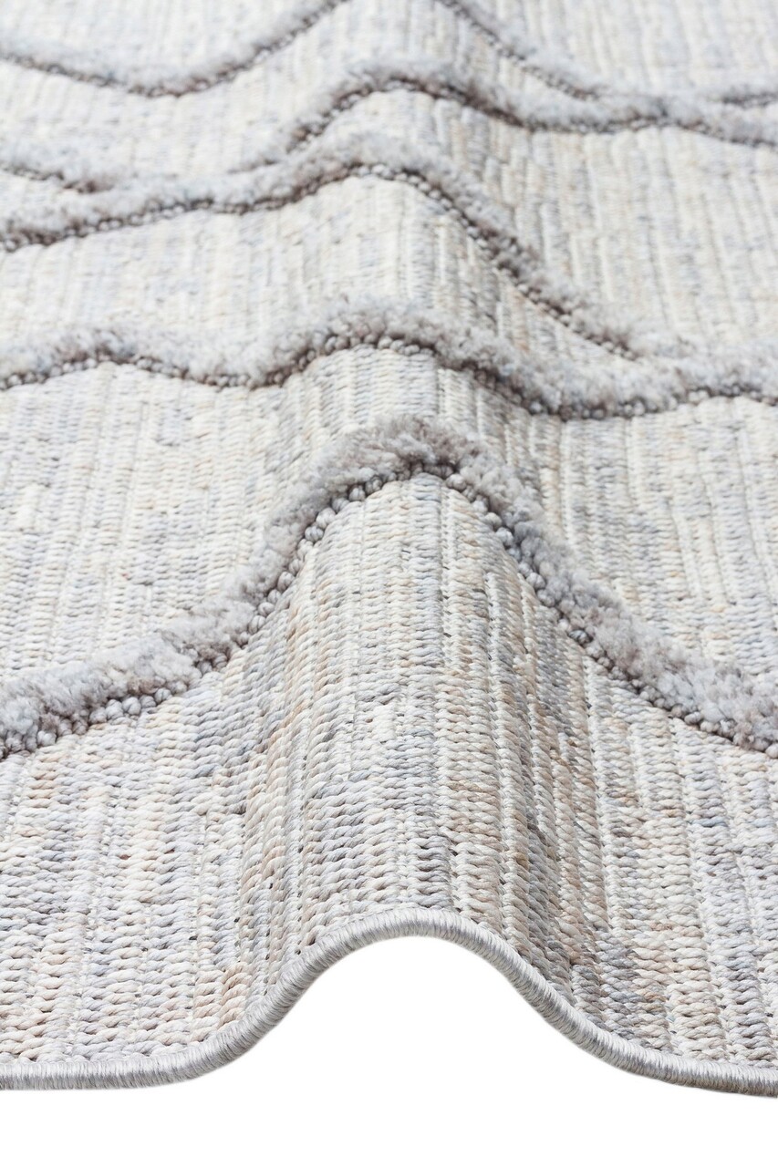 Covor, Mlb 01, 80x300 cm, Poliester, Argintiu - 3 | YEO