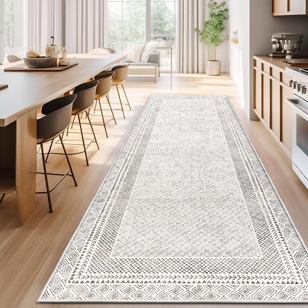 Covor, Kece-Fr98, 160x230 cm, Bej — imaginea 4
