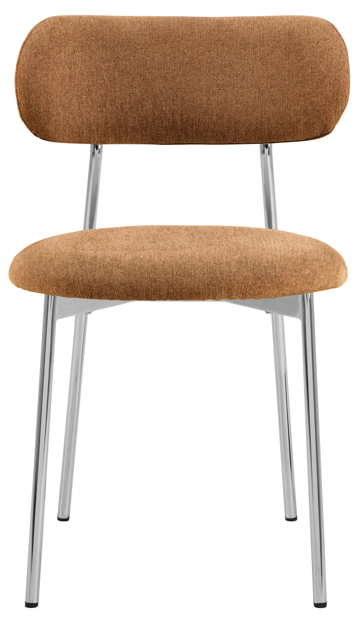 Scaun Lyric, Actona, 47x53.5x79 cm, poliester/otel, teracota - view 8