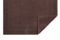 Set 2 covoare de baie, 100% bumbac, Hobby, Chequers Brown