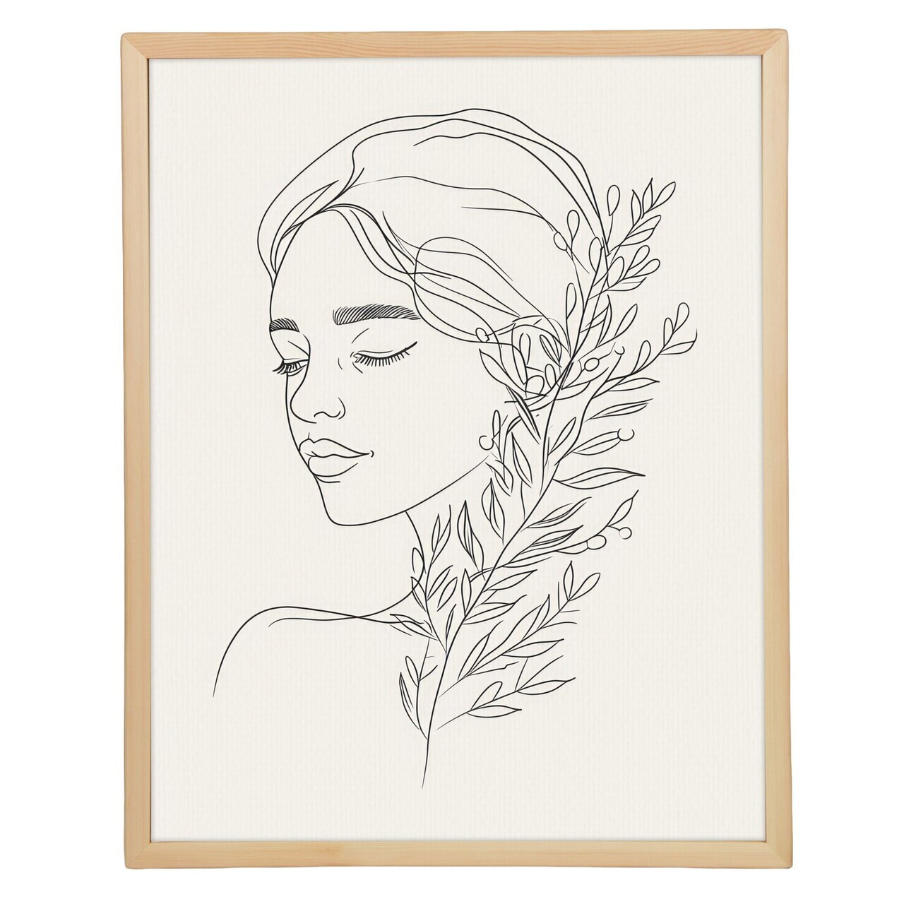 Tablou decorativ, Cc-D-Ah-1040 45 x 60, Canvas, Cadru: 100% LEMN (Grosime: 18 mm), Multicolor - view 2