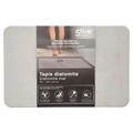 Covoras de baie din diatomit absorbant, 5five, 39 x 60 cm, gri