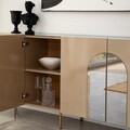 Consola, Neostill, Rome, 180x80x40 cm, MDF , Bronz / Aur