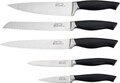 Set 5 cutite + suport Block Crazy, Jean Dubost, inox/lemn