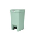 Cos de gunoi cu pedala, Brabantia, StepUp, 16 L, 29.6x22.3x41.1 cm, polipropilena, verde jad