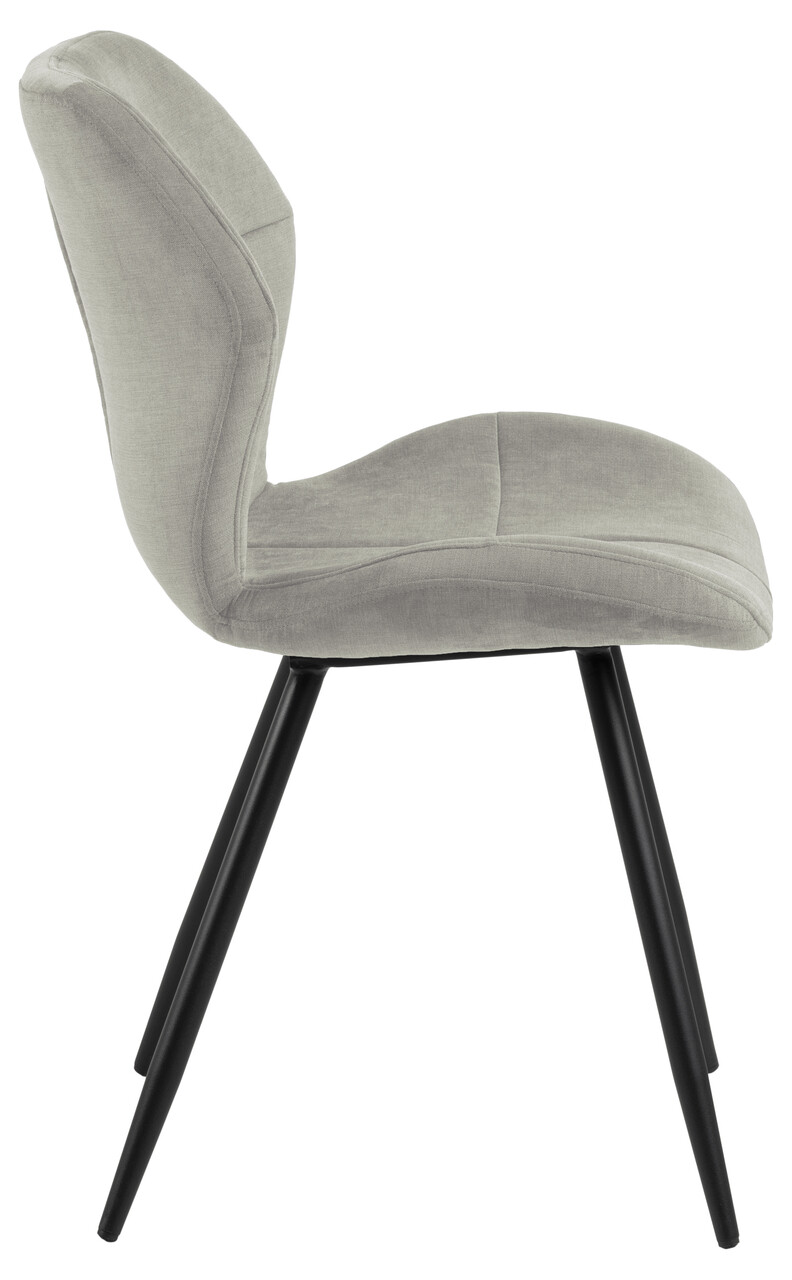 Scaun Petri, Actona, 48x55x82.5 cm, poliester/otel, bej nisip - view 6