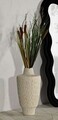 Vaza decorativa Shade, Mauro Ferretti, 29.5x57 cm, oxid de magneziu, crem