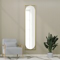 Oglinda decorativa, Neostill, Henri, 40x167 cm, MDF , Auriu
