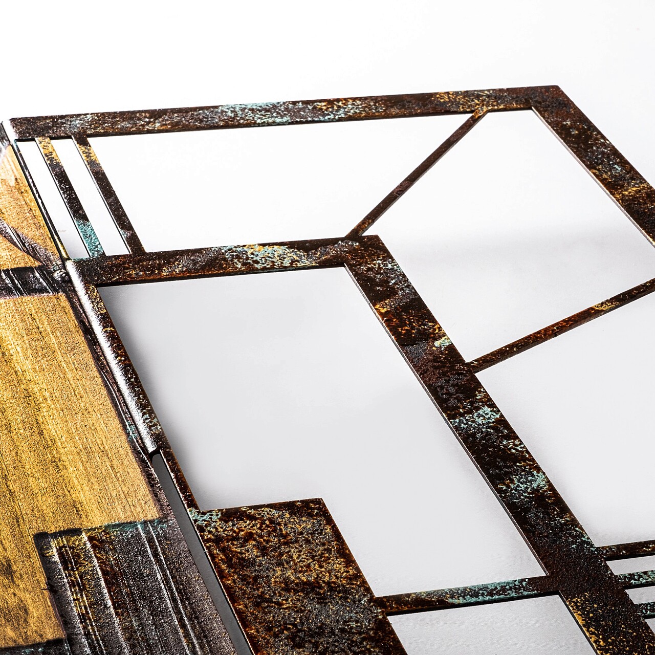 Ceas de perete, Wooden Clock 37-A, Dimensiune: 49 x 58 cm, Nuc / Maro - view 5